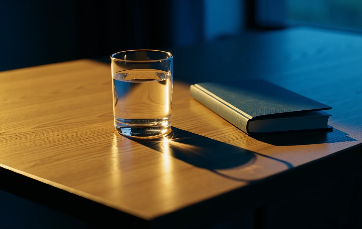 Atmosphärisches Büro im Morgenlicht